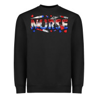 Black american nurse Heavyweight Sweatshirt - texasbilliewilder