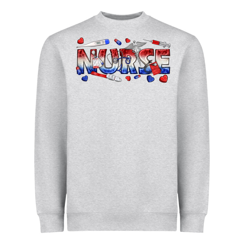 American Nurse Heavyweight Sweatshirt by texasbilliewilder | Teevron