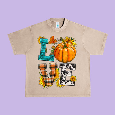 Love Pumpkin Urban Heavy Tee Designed By Hra Design Shop