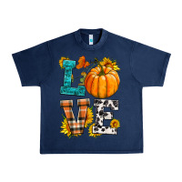 Navy love pumpkin Urban Heavy Tee - HRA Design Shop