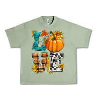 Oil Green love pumpkin Urban Heavy Tee - HRA Design Shop