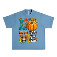 Pebble Blue love pumpkin Urban Heavy Tee - HRA Design Shop