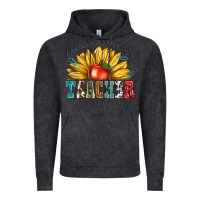 Vintage Black teacher with sunflower Vintage Hoodie - texasbilliewilder