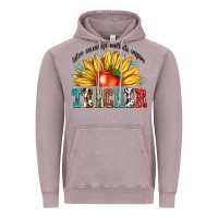 Vintage Zinc teacher with sunflower Vintage Hoodie - texasbilliewilder