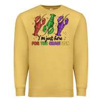Antique Gold i'm just here for the crawfish Premium Sweatshirt - MaliasSmallBusiness