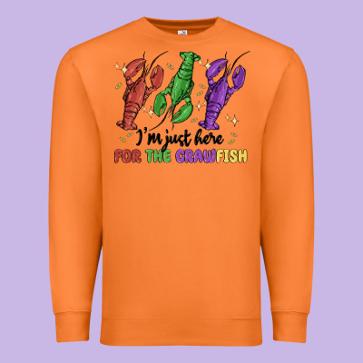 I'm Just Here For The Crawfish Premium Sweatshirt Designed By Maliassmallbusiness