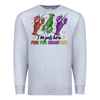 Heather Grey i'm just here for the crawfish Premium Sweatshirt - MaliasSmallBusiness