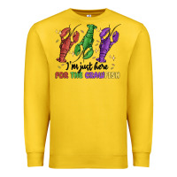 Lemon i'm just here for the crawfish Premium Sweatshirt - MaliasSmallBusiness