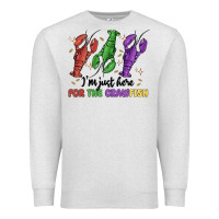 Oatmeal Heather i'm just here for the crawfish Premium Sweatshirt - MaliasSmallBusiness