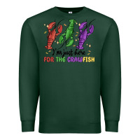 Sports Green i'm just here for the crawfish Premium Sweatshirt - MaliasSmallBusiness