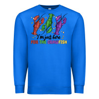 True Royal i'm just here for the crawfish Premium Sweatshirt - MaliasSmallBusiness