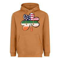 Meerkat st patricks day shamrock american flag Heavyweight Hoodie - MaliasSmallBusiness