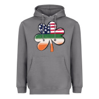 Storm st patricks day shamrock american flag Heavyweight Hoodie - MaliasSmallBusiness