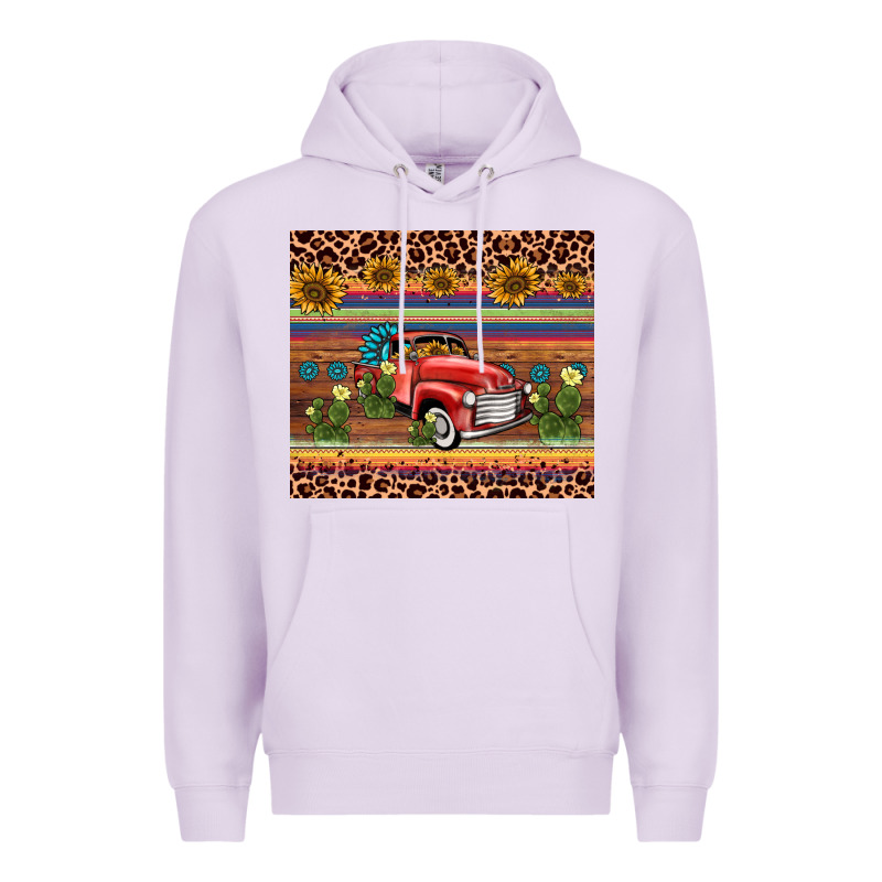 Truck Sunflower Leopard Premium Hoodie by AdoDesignShop | Teevron