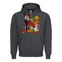 Smoke mexican dead day with skeleton cat Zipper Hoodie - AdoDesignShop