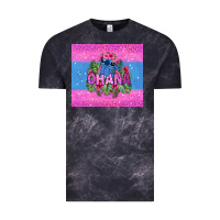 Cloud Black ohana stitch Vintage Tee - Zillion Design Studio