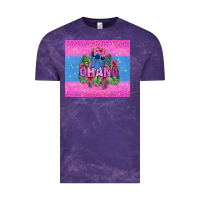 Cloud Purple ohana stitch Vintage Tee - Zillion Design Studio