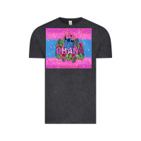 Vintage Black ohana stitch Vintage Tee - Zillion Design Studio