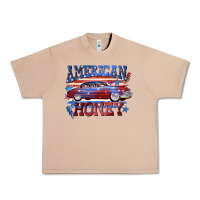 Burro American honey 4th of july Urban Heavy Tee - CowGirlArtShop