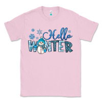 Bubblegum Pink hello winter Classic Tee - JahusDesignShop