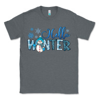 Charcoal Heather hello winter Classic Tee - JahusDesignShop