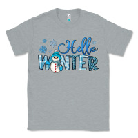 Heather Grey hello winter Classic Tee - JahusDesignShop