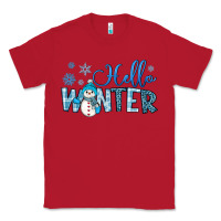 Red hello winter Classic Tee - JahusDesignShop