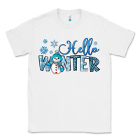White hello winter Classic Tee - JahusDesignShop
