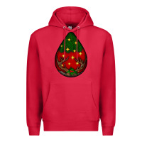 Cardinal Christmas  teardrop Premium Hoodie - BundleAndBundleShop