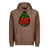Chestnut Christmas  teardrop Premium Hoodie - BundleAndBundleShop