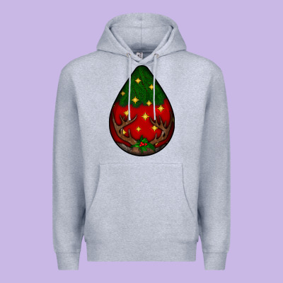 Christmas  Teardrop Premium Hoodie Designed By Bundleandbundleshop