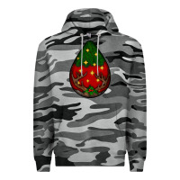 Slate Camo Christmas  teardrop Premium Hoodie - BundleAndBundleShop