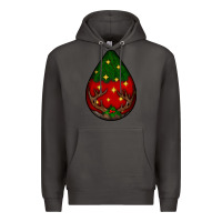 Smoke Christmas  teardrop Premium Hoodie - BundleAndBundleShop