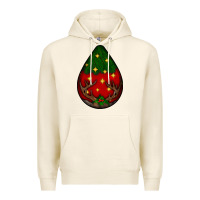 Tofu Christmas  teardrop Premium Hoodie - BundleAndBundleShop