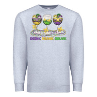 Heather Grey drink drank drunk Premium Sweatshirt - MaliasSmallBusiness