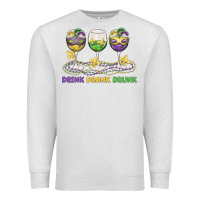 Oatmeal Heather drink drank drunk Premium Sweatshirt - MaliasSmallBusiness