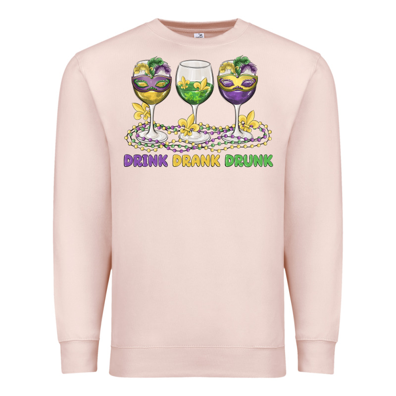 Drink Drank Drunk Premium Sweatshirt by MaliasSmallBusiness | Teevron