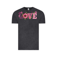 Vintage Black walentine's day love sunflower Vintage Tee - BarkalooDesign