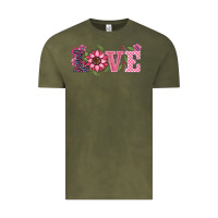 Vintage Olive walentine's day love sunflower Vintage Tee - BarkalooDesign