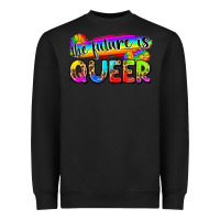 Black the future is queer Heavyweight Sweatshirt - Zillion Design Studio