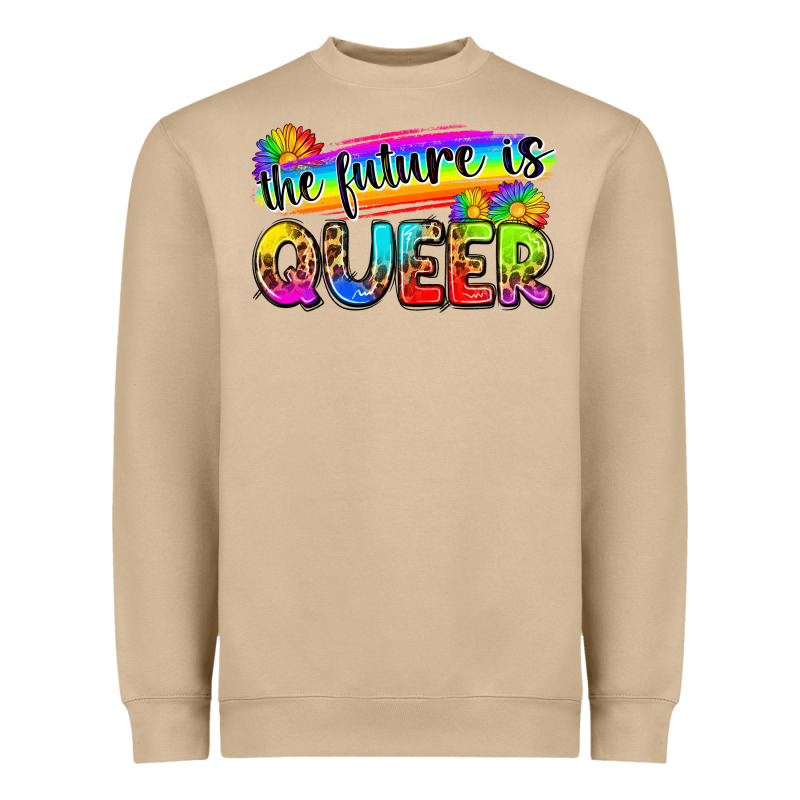 The Future Is Queer Heavyweight Sweatshirt by Zillion Design Studio | Teevron