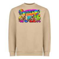 Mushroom the future is queer Heavyweight Sweatshirt - Zillion Design Studio