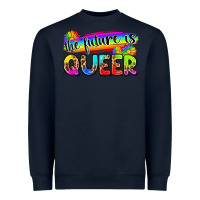 Navy the future is queer Heavyweight Sweatshirt - Zillion Design Studio
