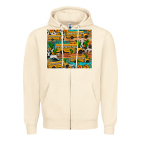 Sandshell school bus cactus sunflower Zipper Hoodie - Artiststas