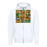 White school bus cactus sunflower Zipper Hoodie - Artiststas