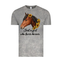 Cloud Rock just a girl who loves horses Vintage Tee - RanaPortraitStore