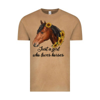 Vintage Camel just a girl who loves horses Vintage Tee - RanaPortraitStore