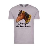 Vintage Zinc just a girl who loves horses Vintage Tee - RanaPortraitStore