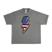 Tornado American lightning bold 4th of july Urban Heavy Tee - CowGirlArtShop