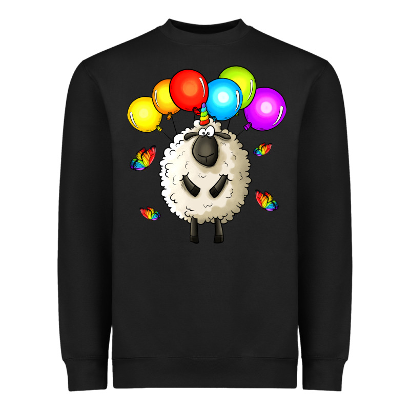 Rainbow Sheep Heavyweight Sweatshirt by Zillion Design Studio | Teevron